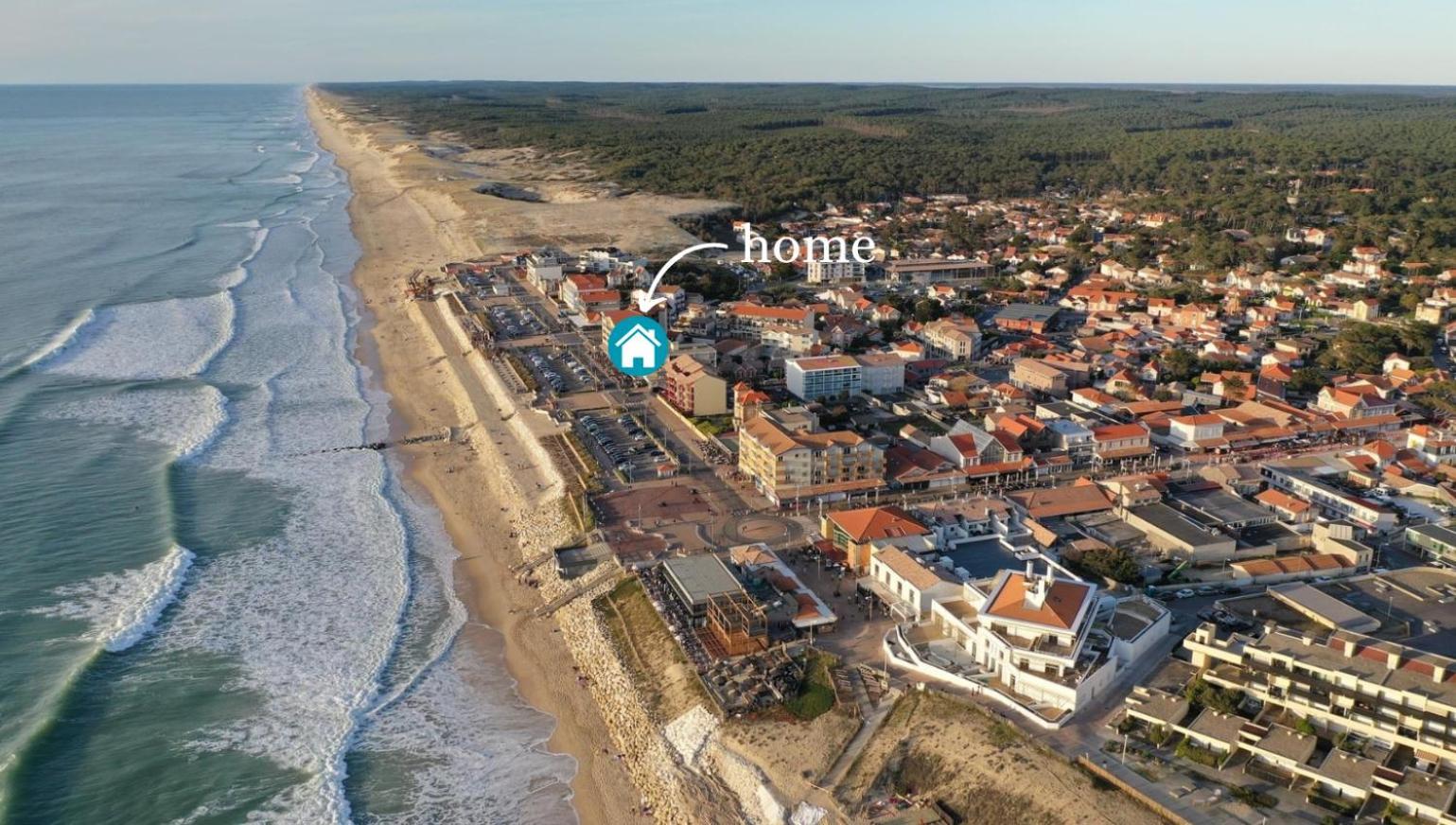 Studio Vue Imprenable Sur Ocean Lacanau Dış mekan fotoğraf